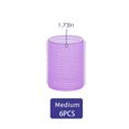 thumbnail image 6 of Triani 6Pcs Jumbo Hair Curlers Rollers 55mm Big Hair Rollers Salon Hair Dressing Curlers DIY Curly Hairstyle for Long Medium Short Salon DIY Hairstyles, 6 of 7