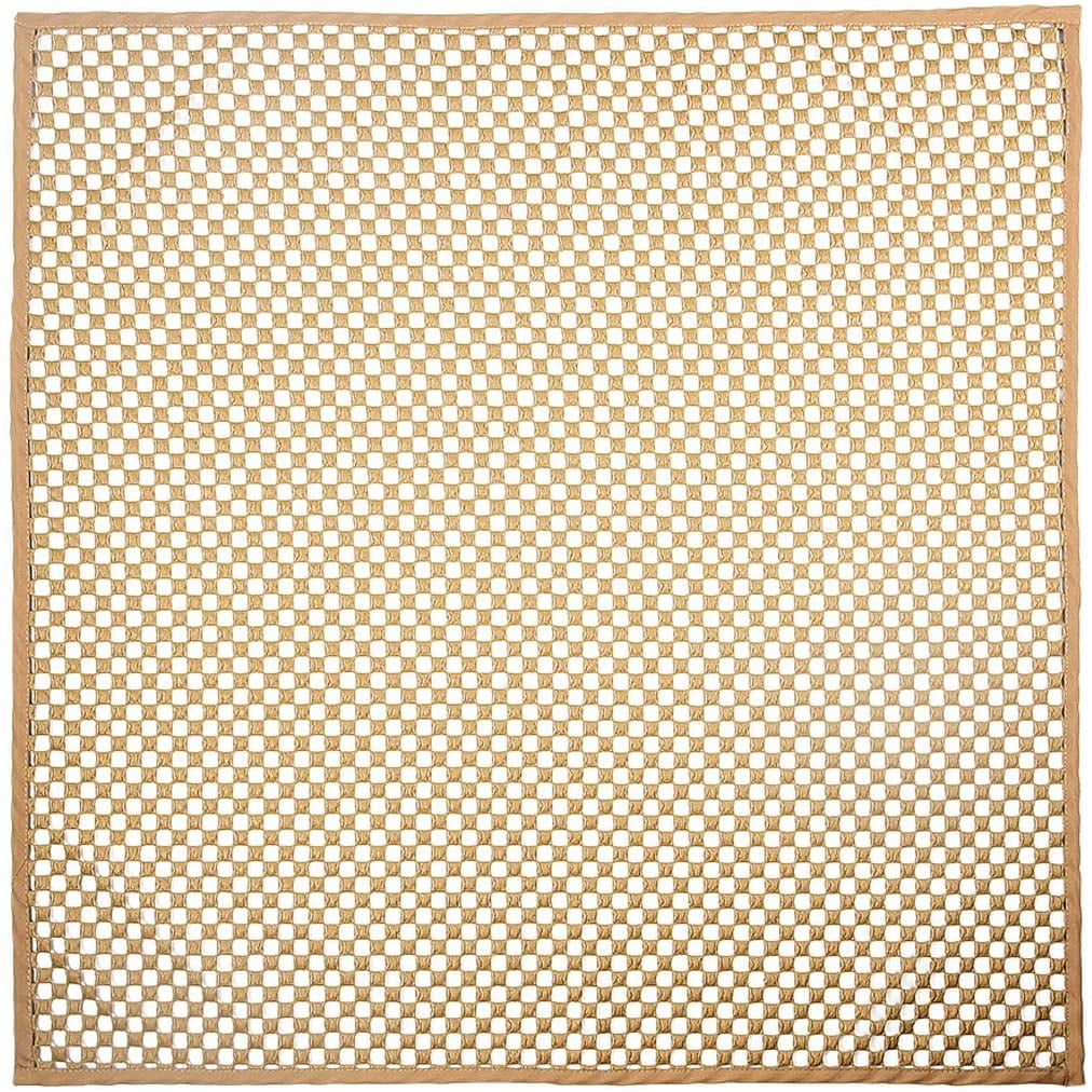 Non Slip Couch Cushion Grip Pad - 6 Pack Brown Square Underlay for Sofa Furniture
