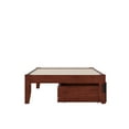 thumbnail image 4 of Colorado Twin Extra Long Bed with USB Turbo Charger and 2 Extra Long Drawers in Walnut, 4 of 7