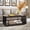 Black, variant on Coffee Table with Storage Shelf, Modern Rectangle Cocktail Table, Wood Center Table for Living Room (Walnut)