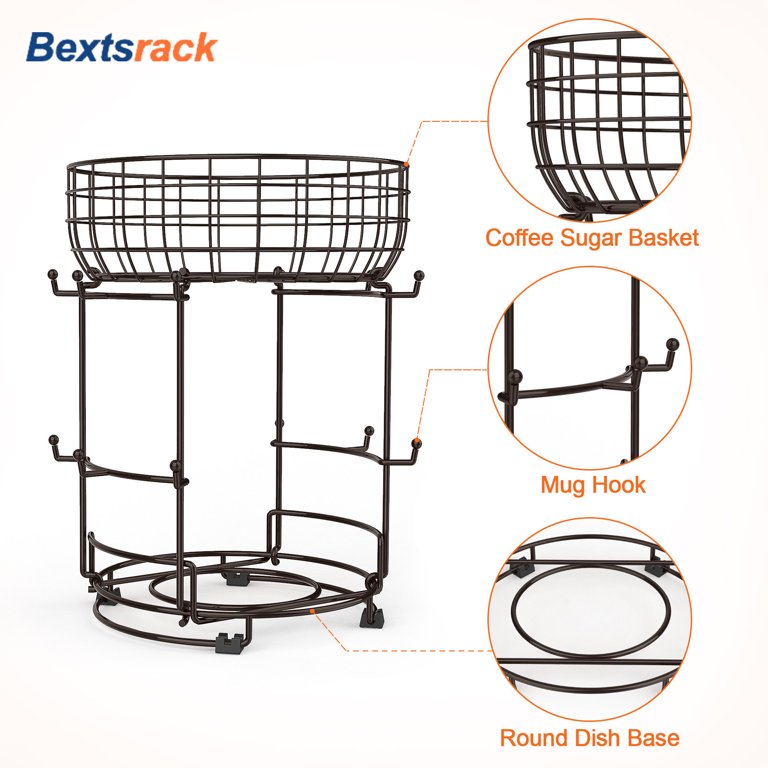 Bextsrack 2 Pcs 2 Tiers Adjustable Water Bottle Organizer Cup