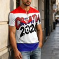 thumbnail image 5 of 2026 Soccer Cup Retro Jersey Henley for Men, Short Sleeve Button Neck Graphic Tee with Country Flag & Ball Print for Game Day & Summer Casual Purple S, 5 of 7