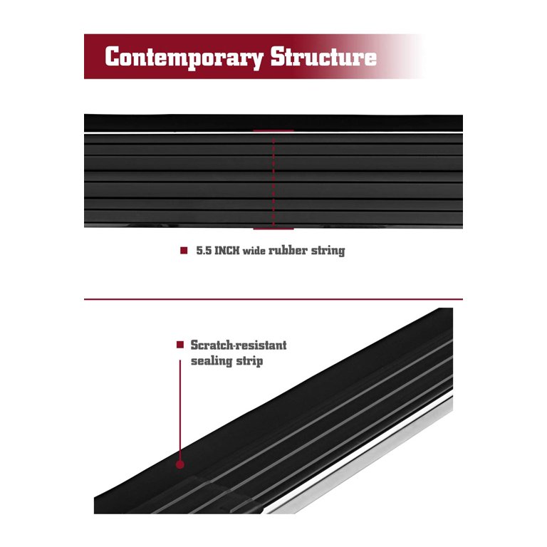 TAC 5.5&quot; Running Boards Fit 2019-2024 Toyota RAV4 Aluminum Side 
