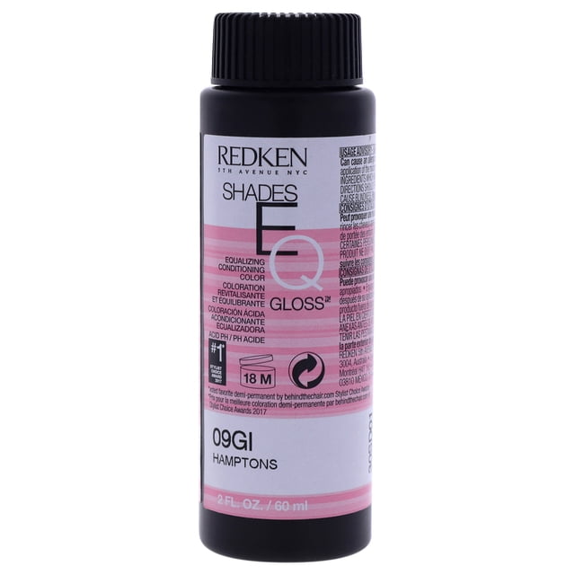 Color de pelo Redken Redken Shades EQ Color Gloss 09GI - Hamptons Color de pelo Unisex 2oz