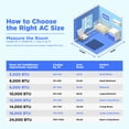 thumbnail image 3 of Midea 12,000 BTU Smart Inverter Window Air Conditioner, Cools Up to 550 Sq Ft, Wi‑Fi, Alexa & Google Assistant, Energy Star, Quiet AC, Remote, Black, 3 of 20