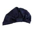 thumbnail image 3 of Ladies Comfortable Pure Silk Night Headgear Hair - Navy, as described, 3 of 5
