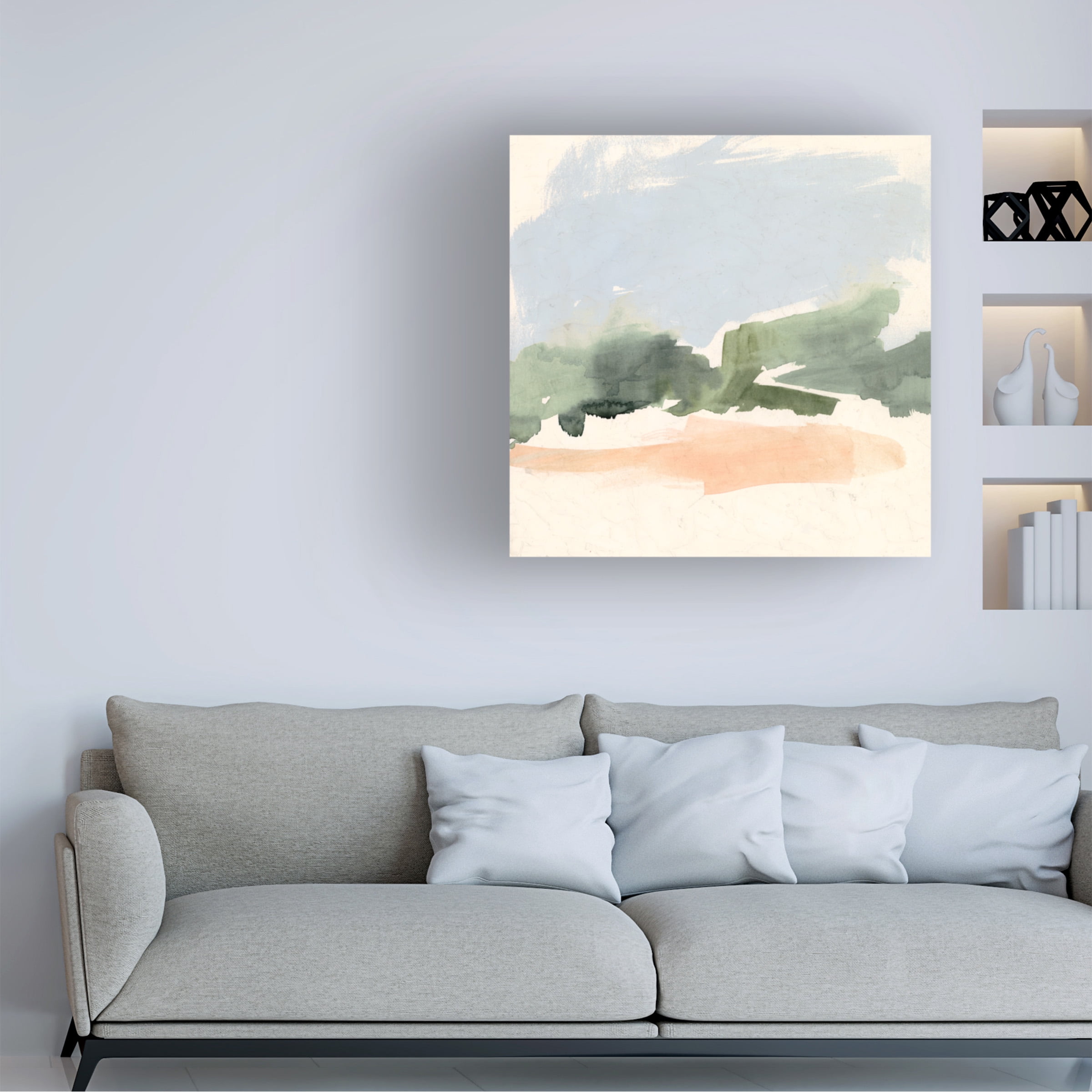Victoria Borges 'Soft Thicket I' Canvas Art