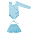 thumbnail image 3 of Bullpiano Girls Long Sleeve Leotard with Skirt Dance Dress Kid Toddler Ballerina Dress Outfits 3-9 Years, 3 of 4