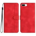 thumbnail image 2 of Wallet Case for iPhone 7 Plus/8 Plus, Smile Design Premium Leather Credit Card Holder Wallet RFID Blocking Case with Wrist Strap Stand Magnetic Flip Cover For iPhone 7 Plus/8 Plus, Red, 2 of 10