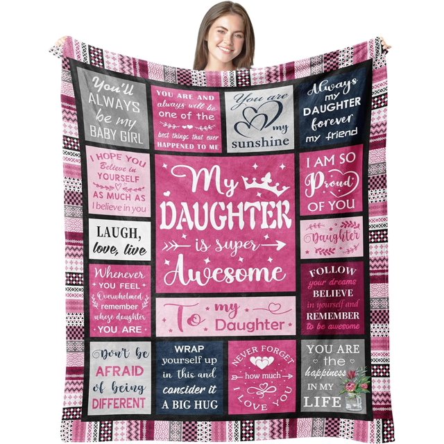 LHSHID Mothers Day/Birthday Gifts for Mom Blanket Flannel Soft and Comfortable Anti static Bed Sofa Blanket 50x60in