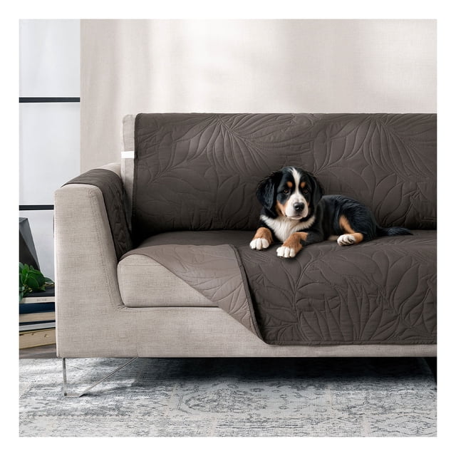 Protector de Sala 3 Pzas Reversible Pinsonic, Real Textil (Chocolate-Cocoa, ch/m/g)