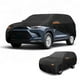 thumbnail image 1 of Funda para auto impermeable para todo clima, protección exterior completa contra el sol y la lluvia, con tiras reflectantes, negra para Toyota Grand Highlander, 1 of 5