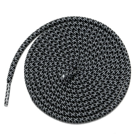 

1Pair Black Reflective Shoe laces Replacement for Sneakers Running Shoes Boots