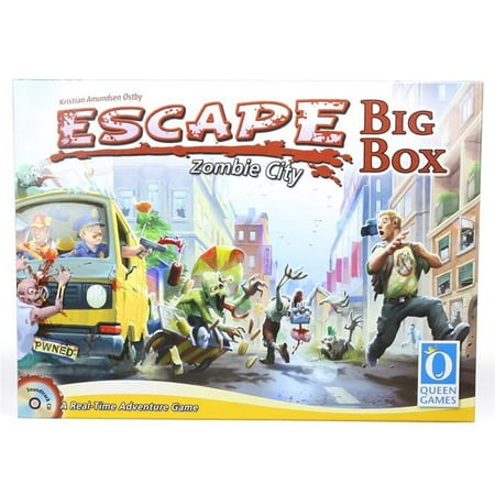 Queen Games QNG10331 Escape Zombie City Big Box Board (Best Ios Zombie Games 2019)