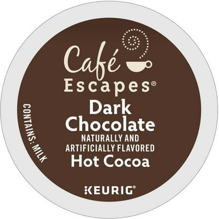 

Cafe Escapes Café Escapes® K-Cup Dark Chocolate Hot Cocoa (6802)