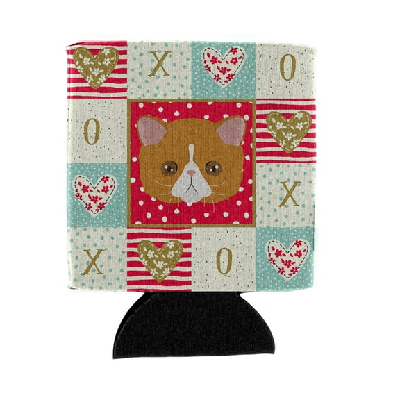 Carolines Treasures CK5117CC Exotic Shorthair Cat Love Can or Bottle Hugger Can Hugger multicolor