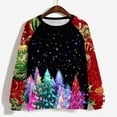 thumbnail image 4 of Neewe Christmas Women's Casual Crew Neck Sweatshirt Loose Soft Long Sleeve Pullover Tops Warm Winter Clothing Tops, 4 of 4