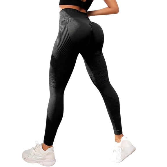 Nibconce 3D Cellulite Leggings, Womens High Waist Compression Resistance Band Leggings