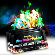 Fire Color Changing Packets (10 Pack) For Any Campfire, Bonfire & Outdoor Fireplaces by Party Flames