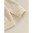 thumbnail image 6 of Bagilaanoe Little Boy Casual Hoodies Sweatshirt Toddler Long Sleeve Letter Print Pullover 3T 4T 5T 6T 7T 8T Kids Fall Loose Tee Tops, 6 of 9
