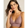 thumbnail image 2 of Joyspun Women's Micro and Lace Bralette, Sizes S-3XL, 2 of 4
