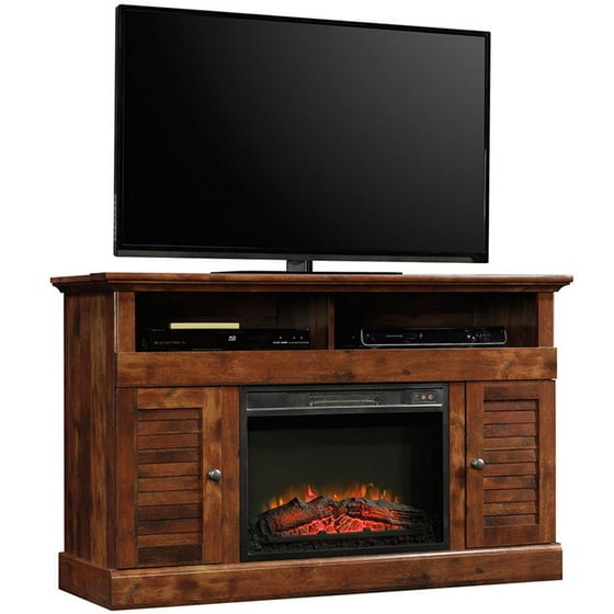 Sauder Harbor View 52 Fireplace Tv Stand In Curado Cherry