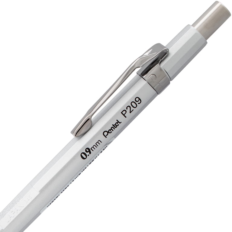 Pentel シャープペンシル 本体 シルバー Pentel Sharp Mechanical Pencil, .9mm, Metallic Silver - Walmart.com