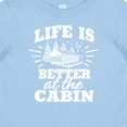 thumbnail image 4 of Inktastic Life is Better at The Cabin with Trees and Moon Boys or Girls Baby T-Shirt, 4 of 5
