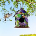 thumbnail image 4 of Cuadros Decorativos Casa de pájaros de madera, pintura de diamante DIY, nido de pájaro, jaula para loros, interior y exterior Ehuebsd Nuevos Originales, 4 of 8