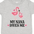 thumbnail image 4 of Inktastic Nana Loves Me Girl Flamingo Girls Toddler T-Shirt, 4 of 5