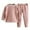 R01-Pink, variant on RMGVDSD Children'S Thermal Underwear Set For Boys Girls Long Johns Solid Color Soft Long Sleeve Crewneck Top And Pants 2 Piece Outfit Girls Clothing Sets