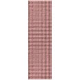 thumbnail image 2 of Addison Rugs Dream Shag Premium Machine Washable Transitional Houndstooth Red Runner Rug, 2'3" x 7'6", 2 of 8