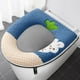 thumbnail image 5 of Fiudx Cojín para Asiento de Inodoro, Material Suave y Cómodo, Diseño de Correa Adhesiva, Mango Ergonómico, Fácil de Limpiar, Ajuste Seguro, para Baño En Casa o En La Oficina, Tamaño Estándar, Juego d, 5 of 6