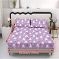 thumbnail image 5 of Jiueut Rabbit Easter Egg Heart Print Full Bed Sheet Set of 3, All Seasons Bedroom Sheet Set with Elastic Band Standard Comfortable Pillow Case for Women Men, Easter's Day Decor, 5 of 7