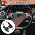 thumbnail image 3 of Accesorios interiores de extensión de paletas de cambio de volante de plástico negro Unique Bargains 1Set para Ford para Mustang 2015-2023, 3 of 6