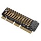 thumbnail image 2 of Adaptador M2 NVME Tarjeta M.2 M-Key Tarjeta aceleradora SSD a PCIE4.0 para 2230-2280 SSD, 2 of 2
