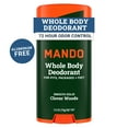 thumbnail image 3 of Mando Deodorant Stick for Men, Smooth Solid, Aluminum Free, Clover Woods Scent, 2.6 oz, 3 of 11