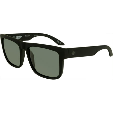 Spy Men's Polarized Discord 673119973864 Black Square Sunglasses
