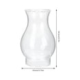thumbnail image 3 of Gymnture Vintage Globe Oil Lamp Replacement Chimney Glass Shade 6.9in Cover, 3 of 10
