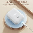 thumbnail image 2 of Microcurrent Facial Device, Mini Microcurrent Face Lift Device for Face Lifting and Facial Sculpting, Portable Facial Roller Massager Tool for Man and Woman,White, 2 of 7