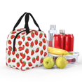 thumbnail image 4 of Rocae Strawberries for Insulated Lunch Bag for Women Men,Large Lunch Box for Work School Picnic Hiking Daytrip, 4 of 5