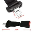 thumbnail image 2 of 2-Pack 7 Inch Seat Belt Lengthening Accessory with 7/8 Inch Metal Tongue Width, Easy To Use A, 2 of 7