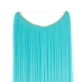 thumbnail image 3 of Long Straight 3/4 Full Head One Piece 20 inchs Invisible Wire Hair Extensions For Women High Temperature Synthetic Hairpieces, 3 of 6