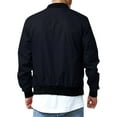 thumbnail image 5 of JGNGSHN Mens Lightweight Bomber Jacket Plus Size Windbreaker Zip Up Spring Fall Outerwear Big and Tall Jackets XXXL, 5 of 6