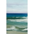 thumbnail image 2 of Purinton, Julia 13x18 Gold Ornate Wood Framed with Double Matting Museum Art Print Titled - Azure Ocean II, 2 of 4
