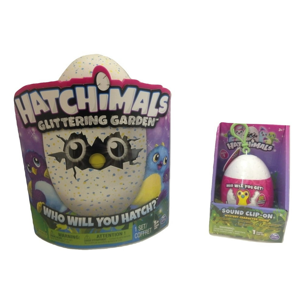 Hatchimals Gift Set of 1 Hatchimals Glittering Garden Draggles & 1 Hatchimals Mystery Mini Sound