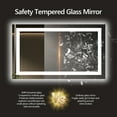 thumbnail image 6 of 48x40 Inch Frameless LED Bathroom Mirror,Smart Mirror, 6 of 6