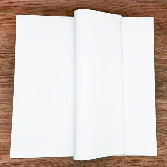 50 Sheets of Artist Teabag Paper for Mixed Media Art,16.5''x16.5''White Large Handmade Paper,Wet Strength Tissue DIY Art Craft Supplies for Painting,Collage,Cyanotype,Origami,Printmaking