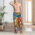 thumbnail image 2 of Kdxio Vibrant Picnic Food Spread Print Men's Sleep Pajama Pant Lounge Pants with Pockets-X-Large, 2 of 6