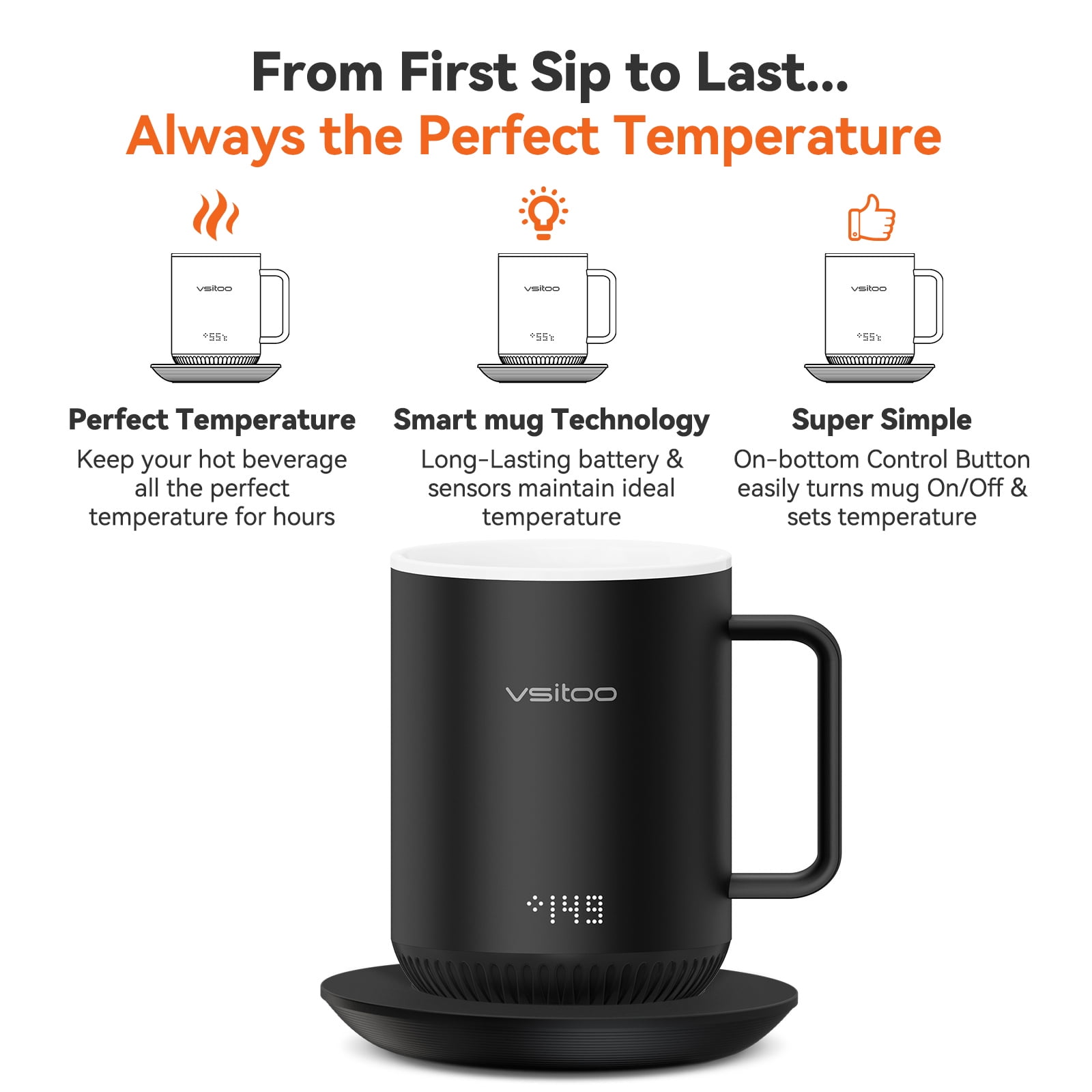 The Ember Travel Mug can keep your drink at the perfect
